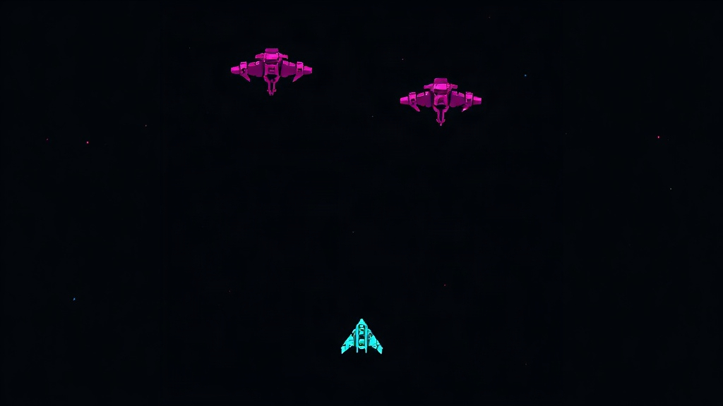 Cyan hull in a magenta pixel void