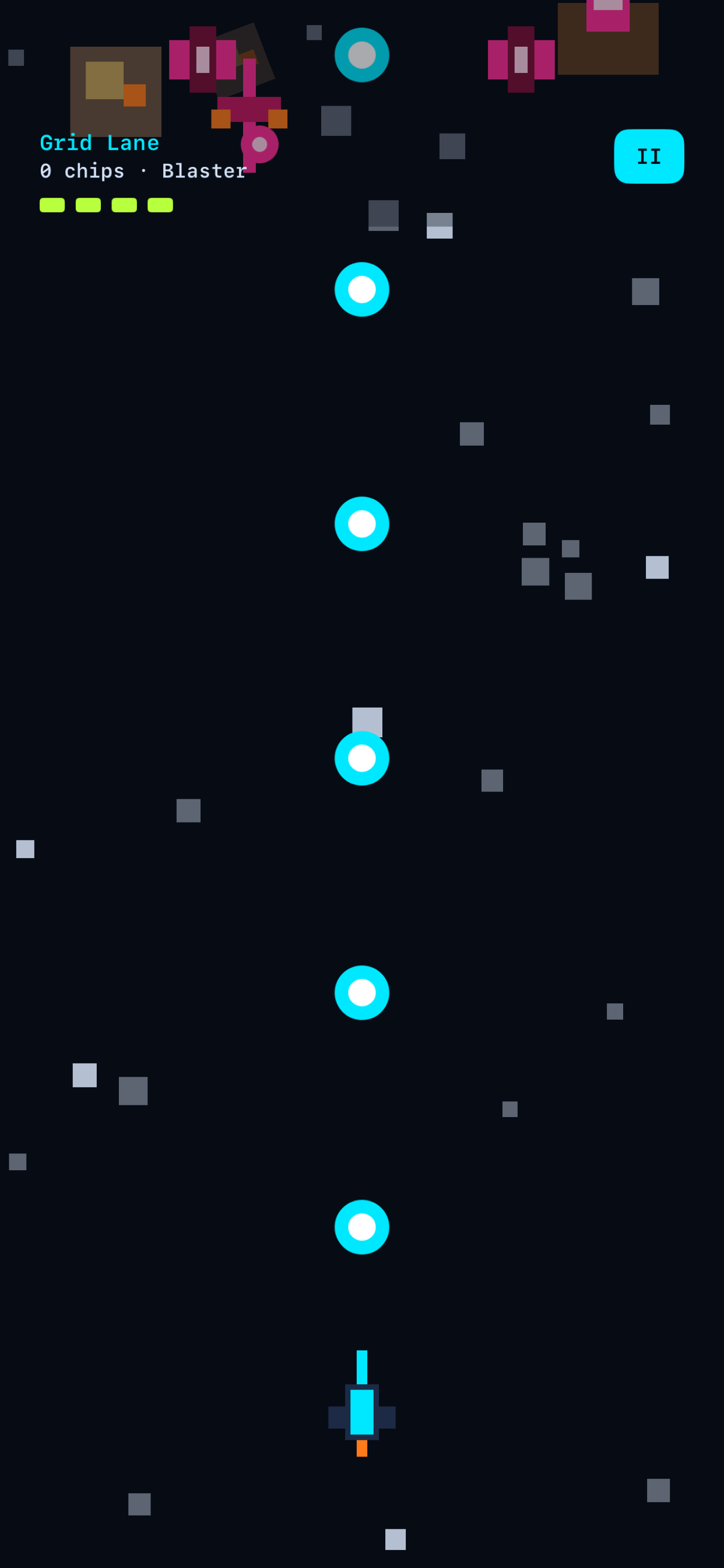 Grid Lane sortie with round plasma shots